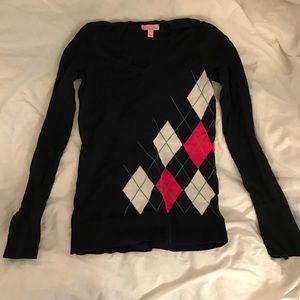Lilly Pulitzer argyle sweater