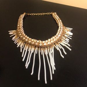 💎SUPER FUN fringe rhinestone statement necklace💎