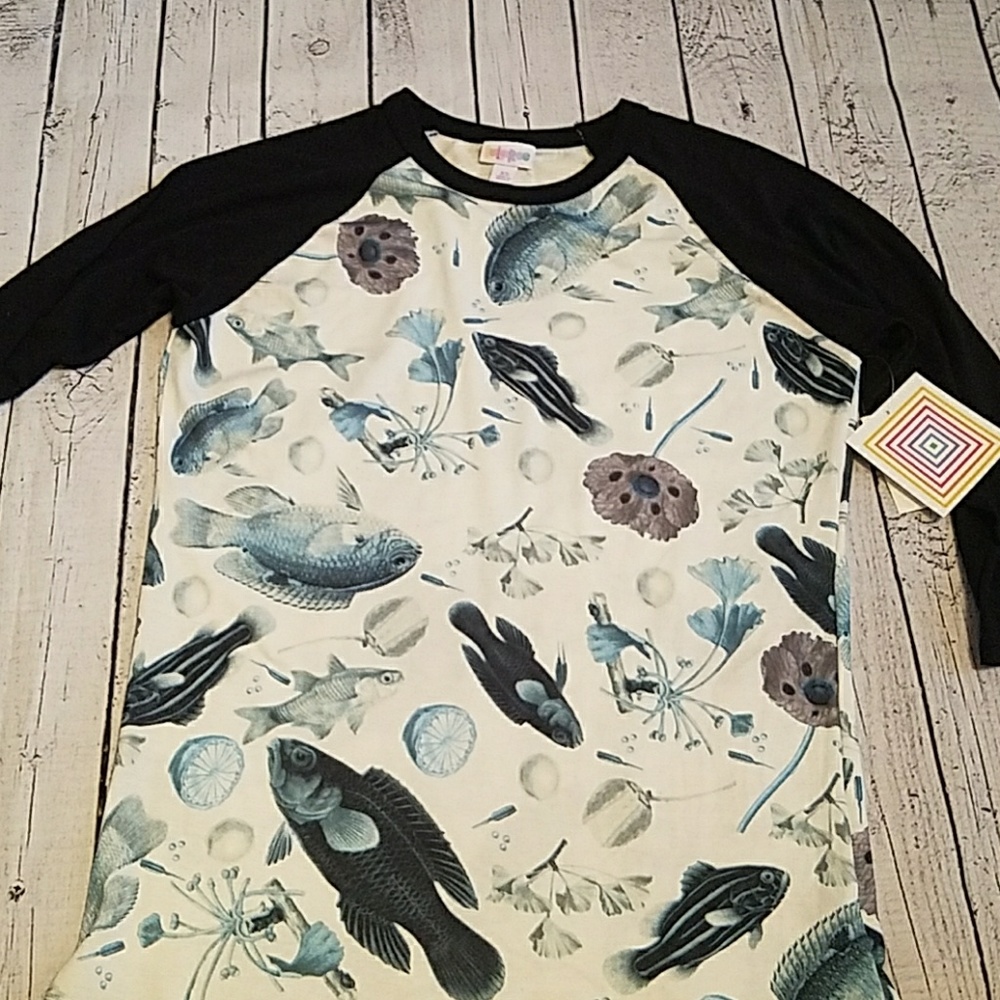 Xs lularoe Randy bnwt fish
