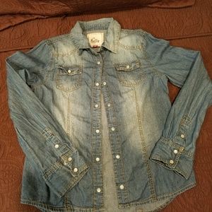 Girls denim shirt