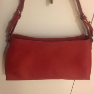 Red vintage Furla bag purchased in Italy