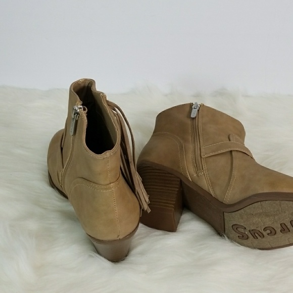 Circus by Sam Edelman Biege Leah Ankle Boots Sz 9 - Picture 3 of 4
