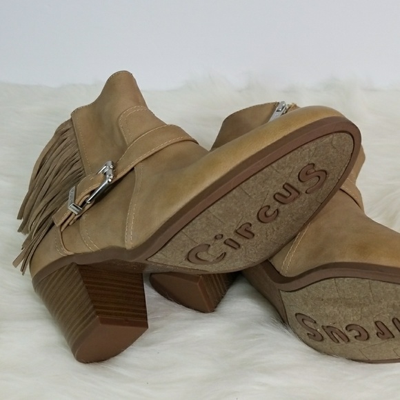 Circus by Sam Edelman Biege Leah Ankle Boots Sz 9 - Picture 4 of 4