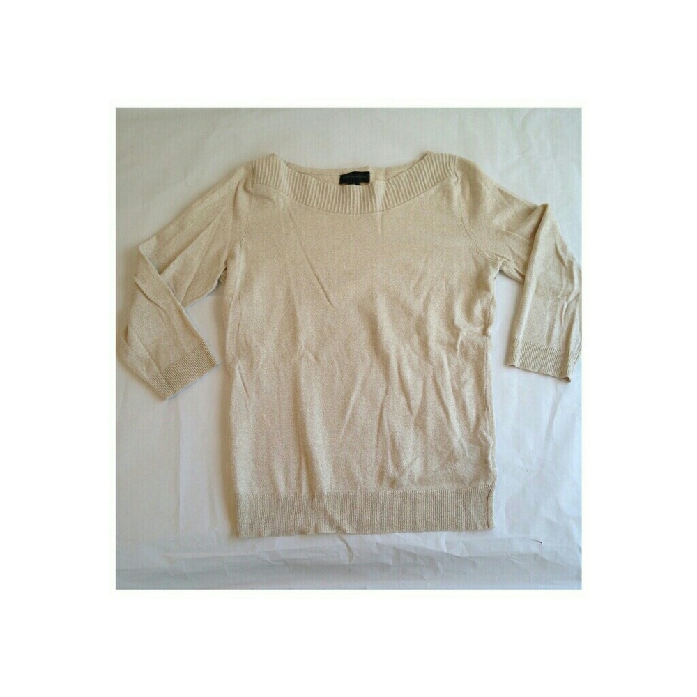 Gold Metallic Thread Sweater