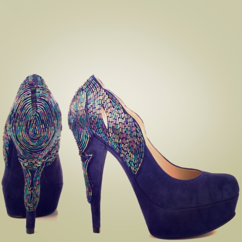Enzo-Angiolini-Baladeva BLUE SUEDE PUMP