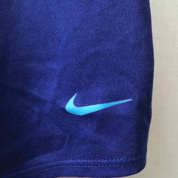 Nike Small Tank Top Dri-Fit Blue Loose Racerback - Picture 2 of 5
