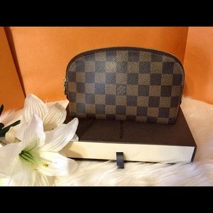 Authentic Louis Vuitton Cosmetic Pouch DE