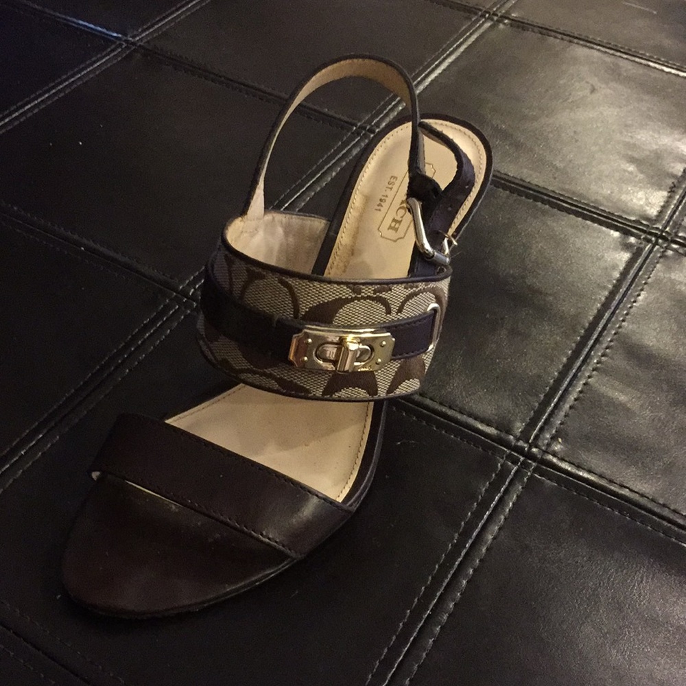 2" heel shoes Coach