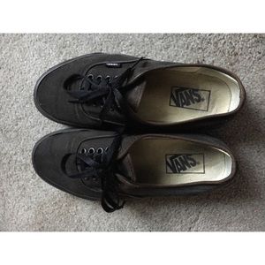 All Black Vans