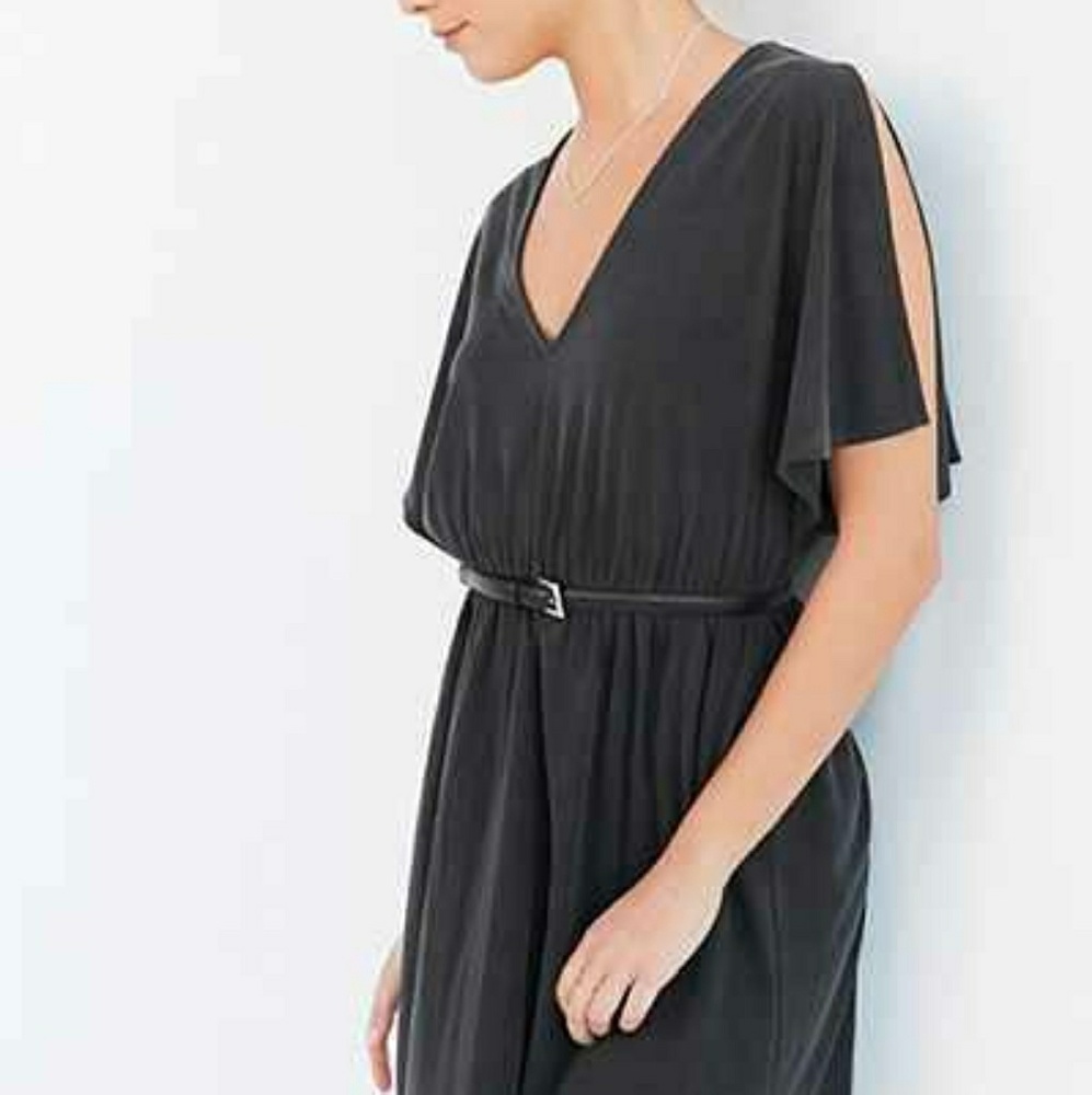 Split sleeve cupro, urban outfitters dress