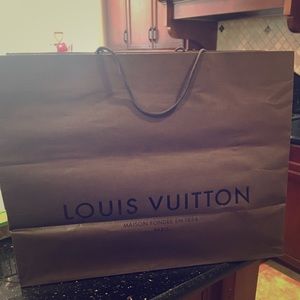 Authentic Louis Vuitton x-large shopping bag