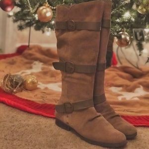 G.H. Bass Knee-High Suede Boots