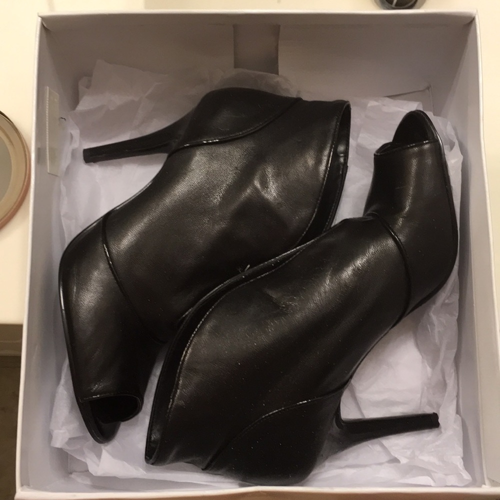 Nine West Peep Toe Boot Heels
