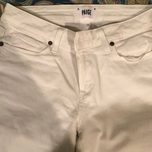 Paige White Denim Jeans 28