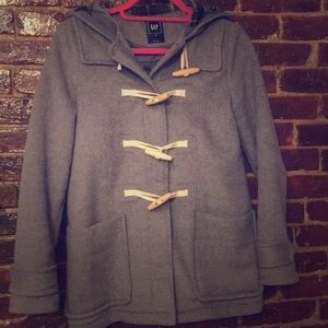 Women’s Gap gray toggle zip coat
