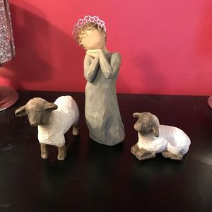 Willow Tree “Nativity” Shepardess and 2 sheep- NIB