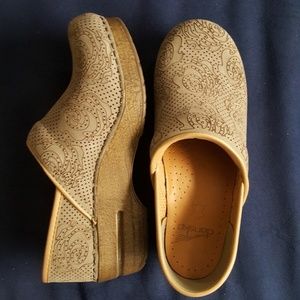 Dansko Mule Clogs Professional Sage Floral