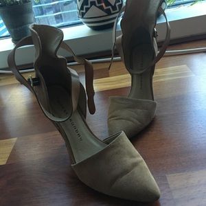 Brown pumps