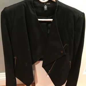 Aqua black blazer