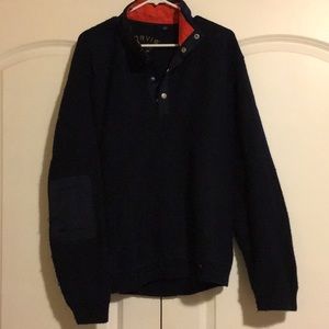 Men’s Orvis 1/4snap pull over navy blue