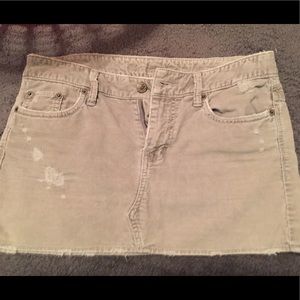 American eagle corduroy mini skirt