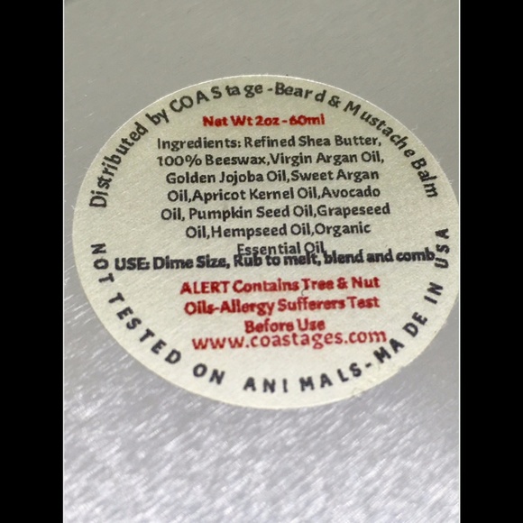 Mens Beard Mustache Balm Grooming SCENT IS NAUGHTY - Picture 5 of 5