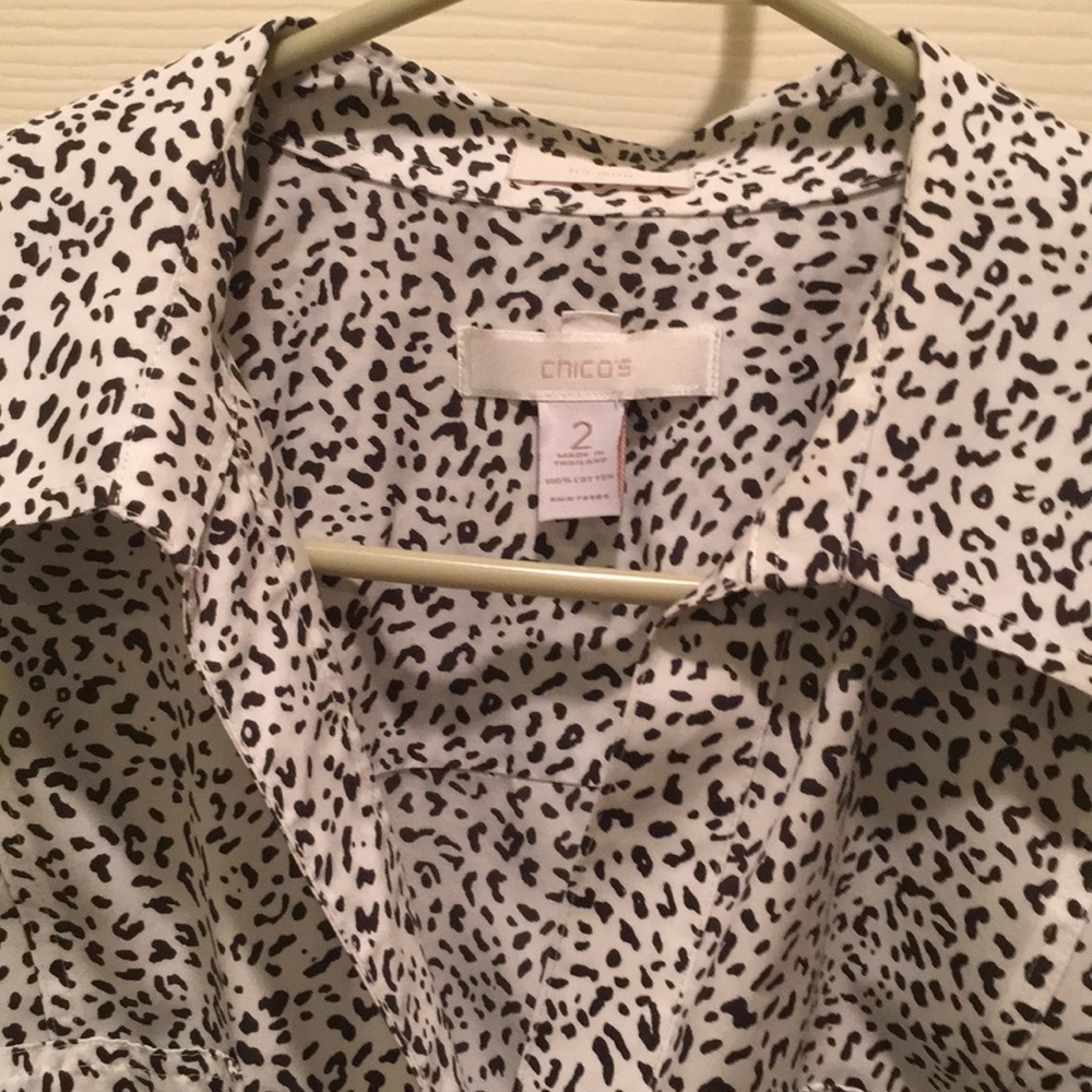 Chico's button down blouse - Picture 2 of 3