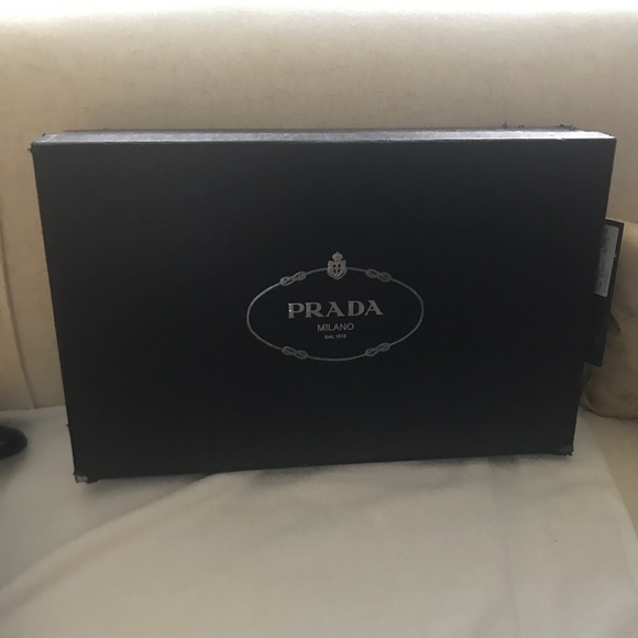 Prada Donna Calzature Black Boots size 7 - Picture 2 of 4