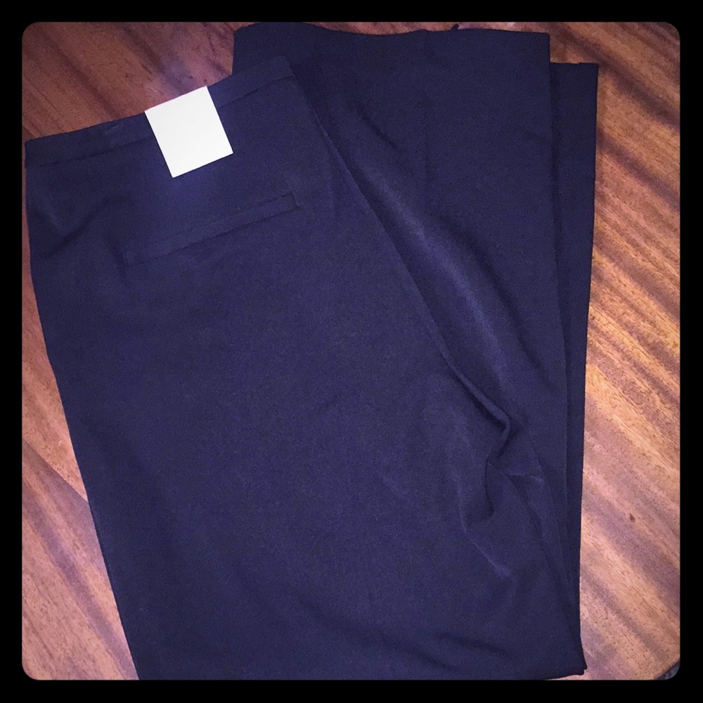 Chico’s Wide leg black slacks size 2.5