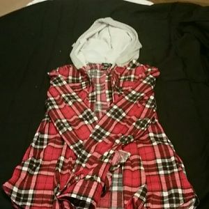 Rue 21 hooded flannel
