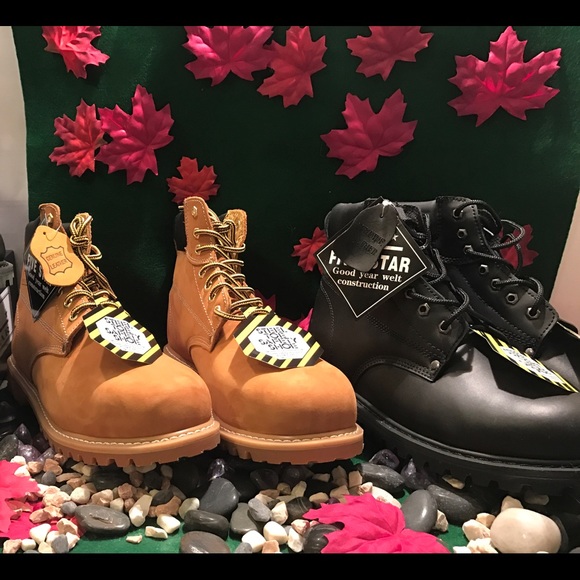 Steel Toe Safety Genuine Leather Men’s Work Boots main image 6