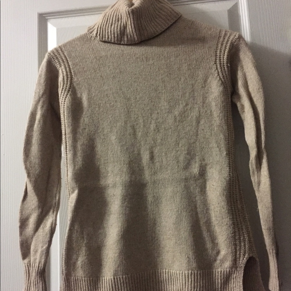 J. Crew cream turtleneck sweater! XXS