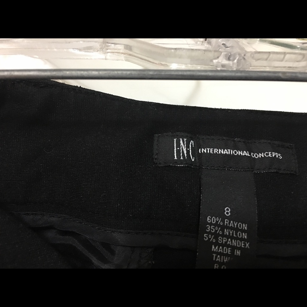 Size 8 INC black boot cut pants