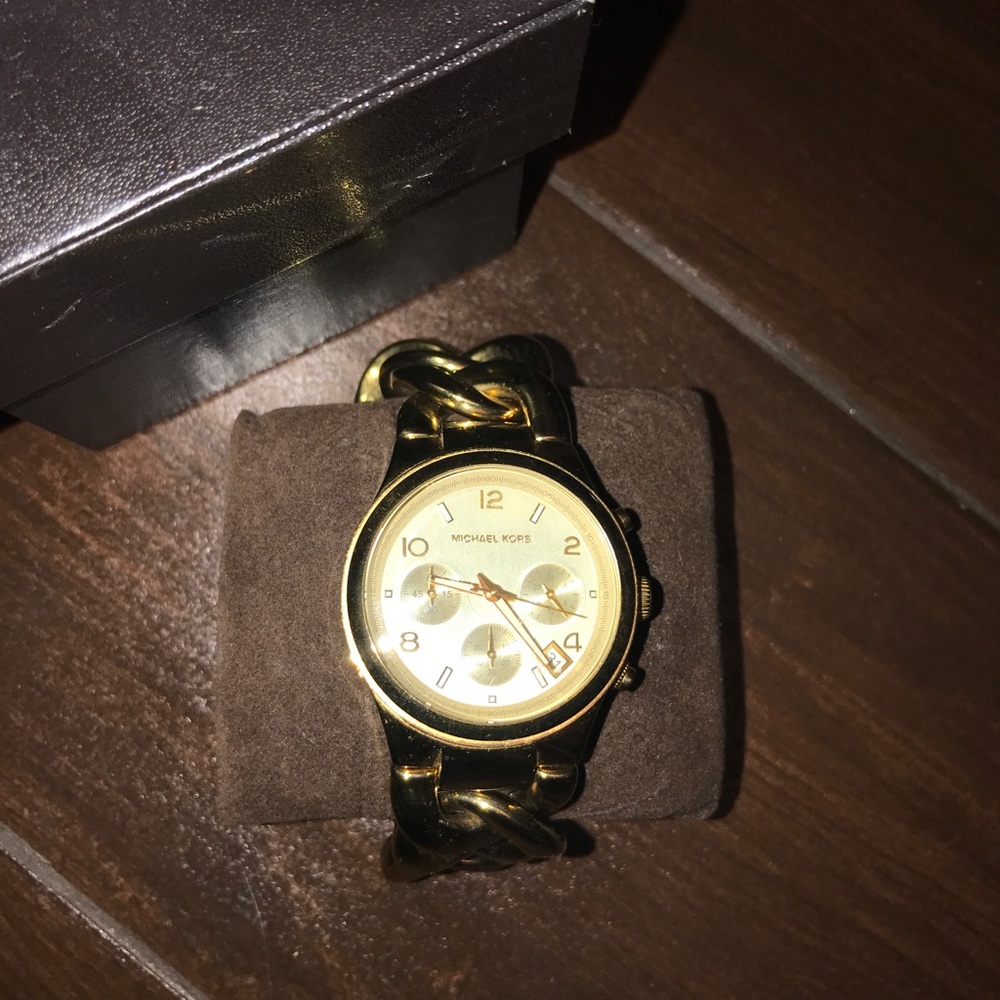 Michael Kors Gold Chain Link Watch
