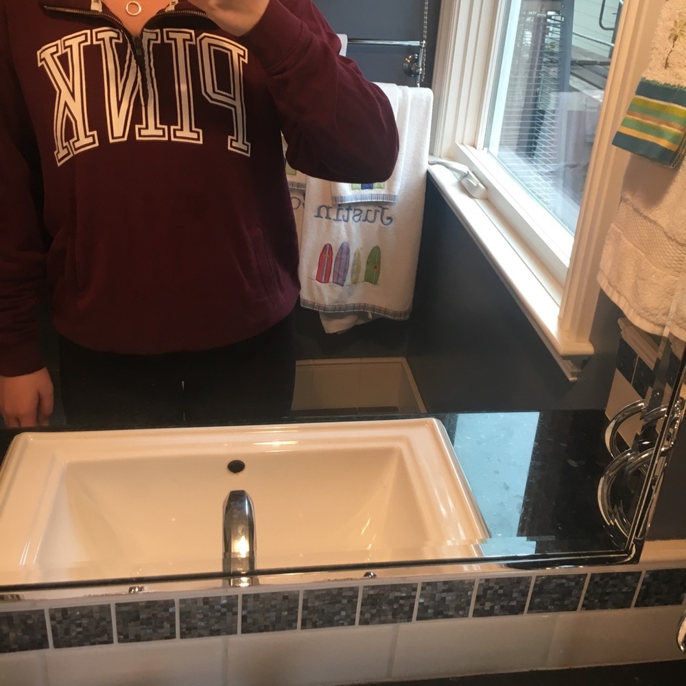 Perfect Quarter Zip Pink Brand