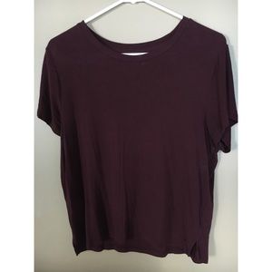 American Eagle Soft & Sexy Maroon Shirt