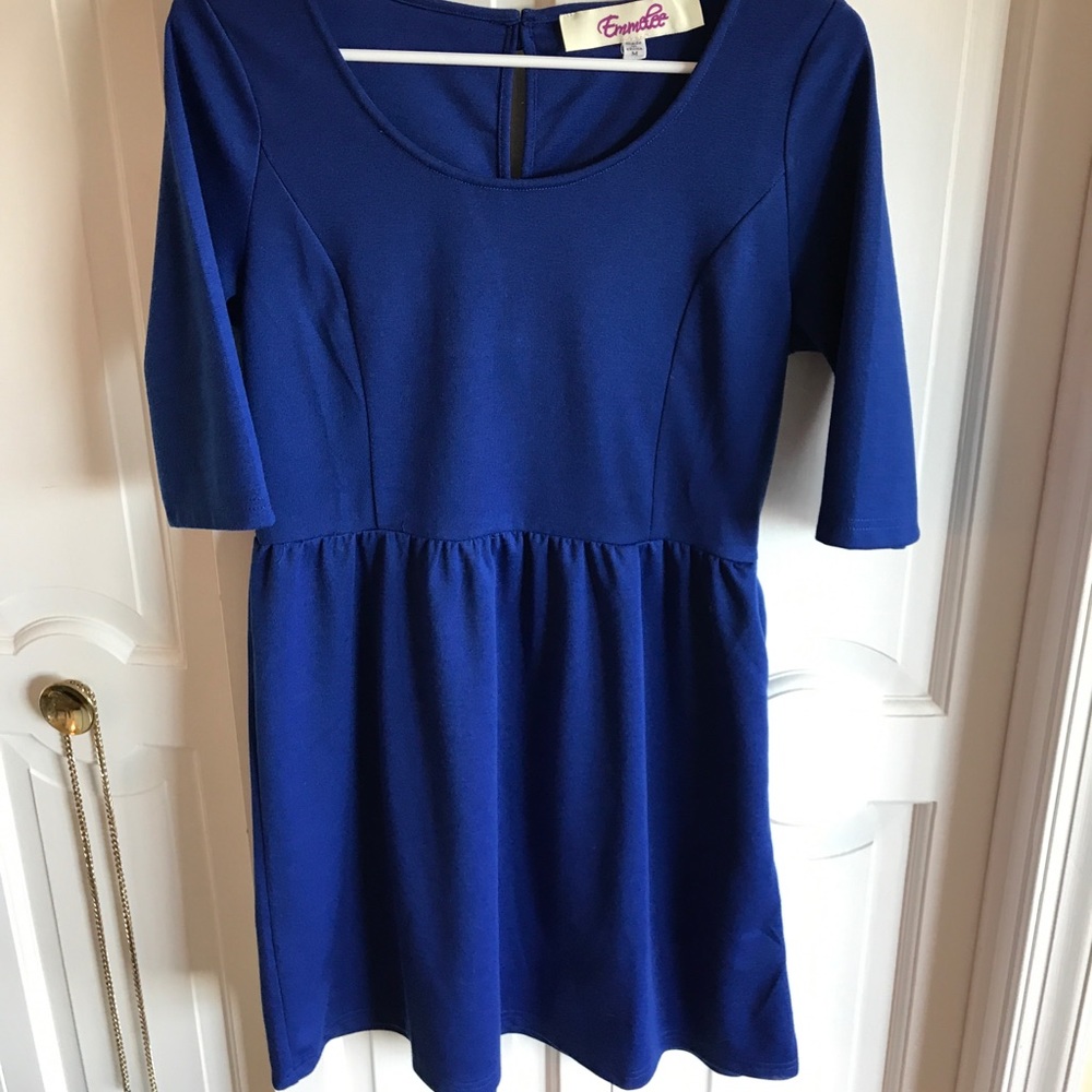 Perfect blue cocktail dress
