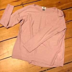 Old Navy dusty pink sweater
