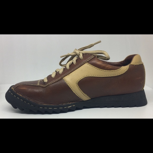 BORN Classic Brown Oxford Shoes Women's Size 8/39 - Picture 2 of 8