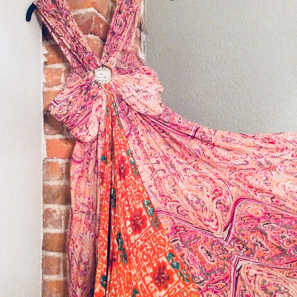 Free People One bohemian, cotton, dress.