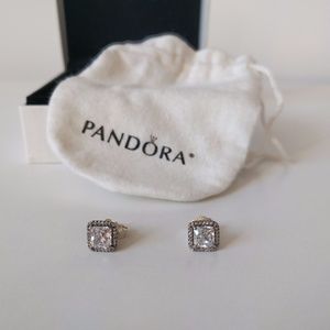 Pandora Sterling Silver Stud Earrings