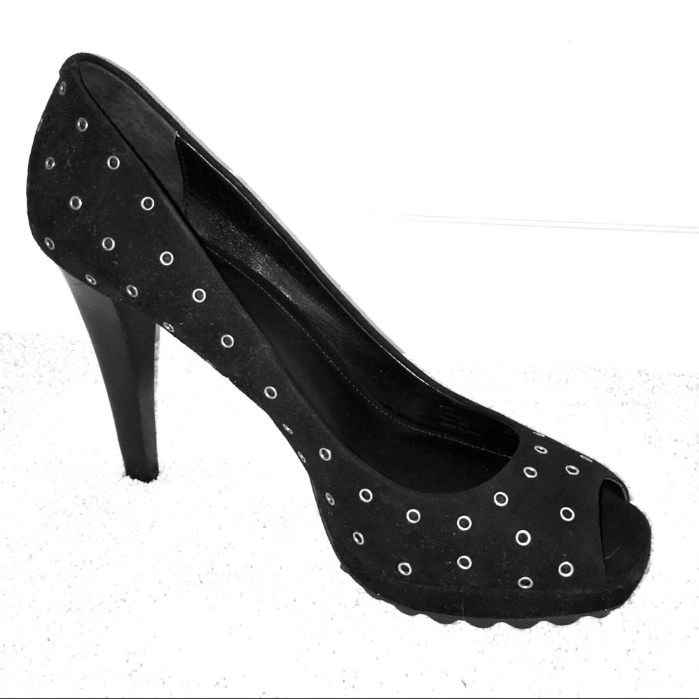 Leather Suede Calvin Klein Dress Shoes Sz 9.5