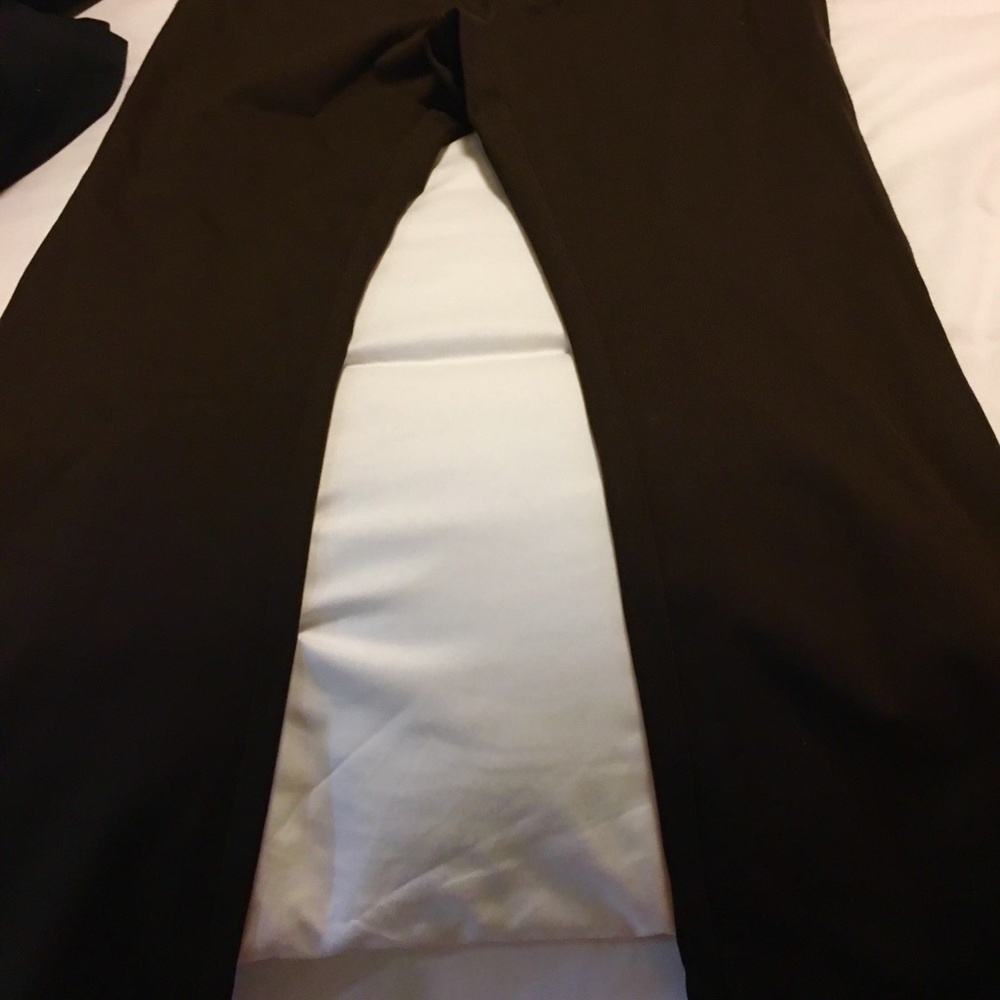Brown bootcut pants