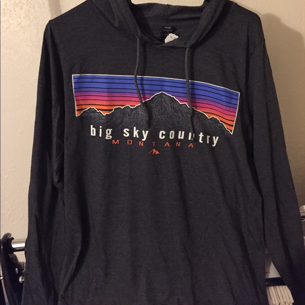 BRAND NEW! Big Sky Country Montana Hoodie