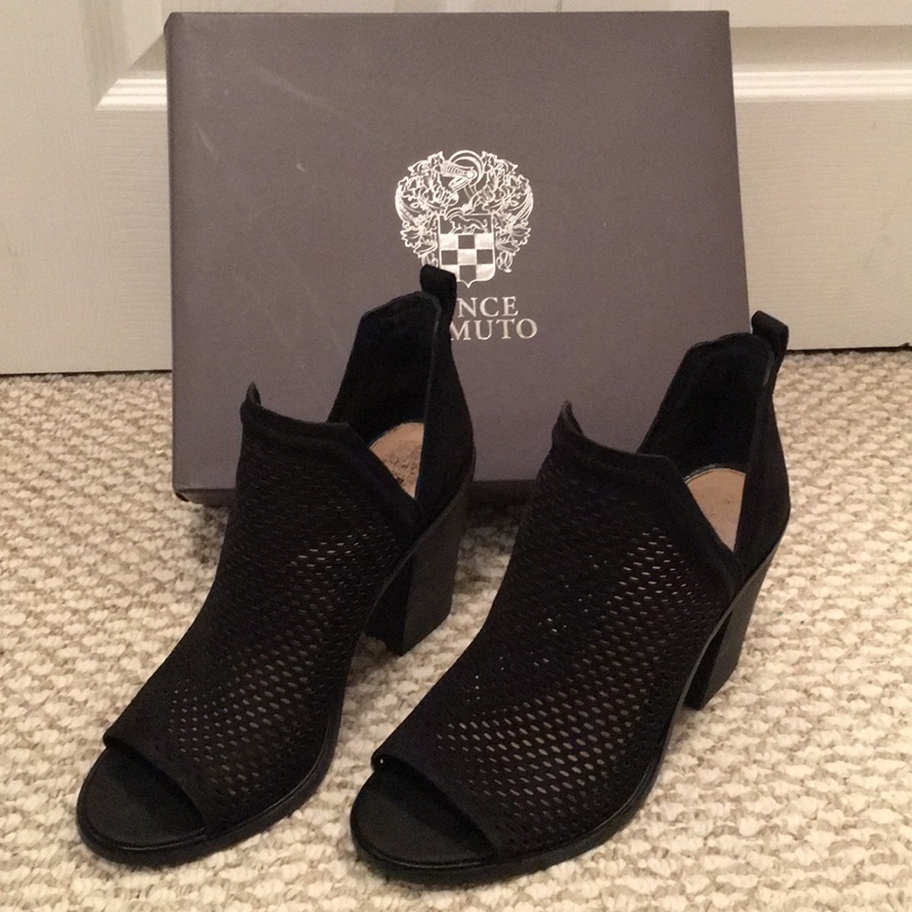 Vince Camuto - Black New Tumbled Nubuck