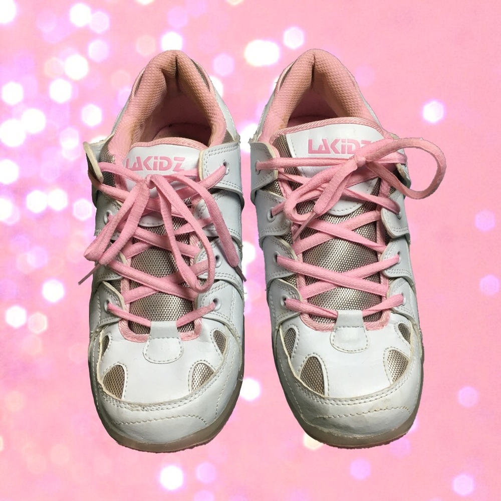 old school pink heelys shoe