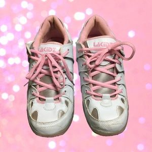 old school pink heelys shoe