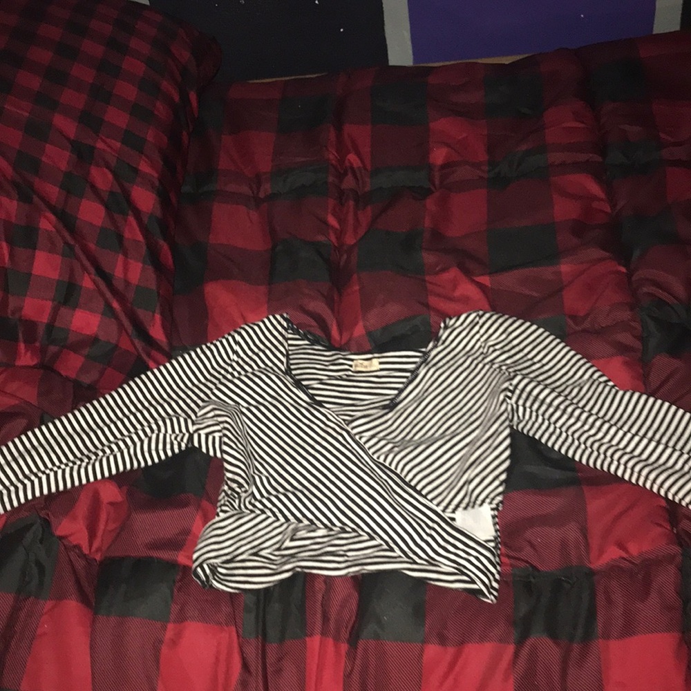 Long sleeve crop top