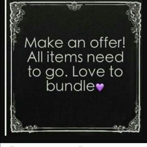 Make an offer I love to bundle!
