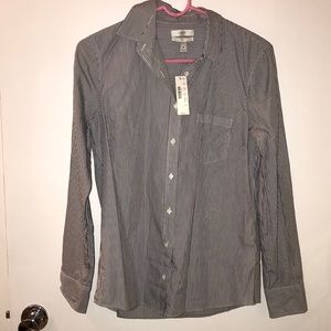 J. Crew Women’s Boy Fit Striped Button Down